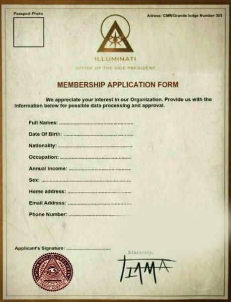 Candidature Illuminati en ligne
